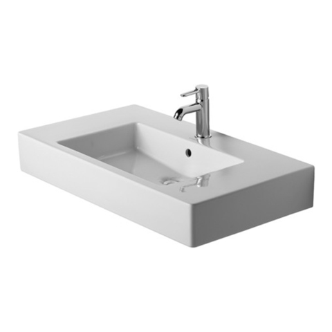 Duravit Vero Раковина для мебели без перелива, без отв. под смес., 850x490мм, Цвет: Белый 329850070