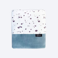 Двусторонний велюровый плед Mjölk Baby Blue, уценка