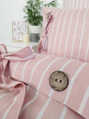 Постельное белье 2 спальное евро Grazie home D'Or пудровое