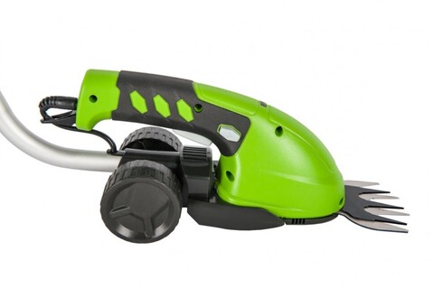 Садовые ножницы кусторез Greenworks G7,2GS, 7.2v, встроенный АКБ 2 А·ч и ЗУ (аккумуляторные, штанга)