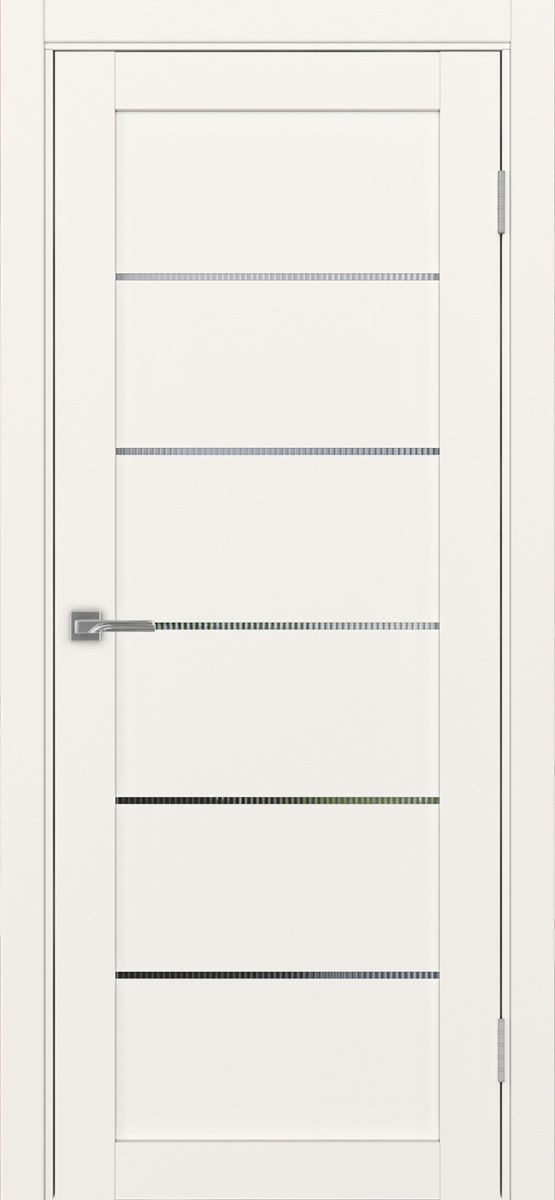Дверь межкомнатная Оптима Порте Турин 506.12, цвет бежевый, экошпон, стекло мору