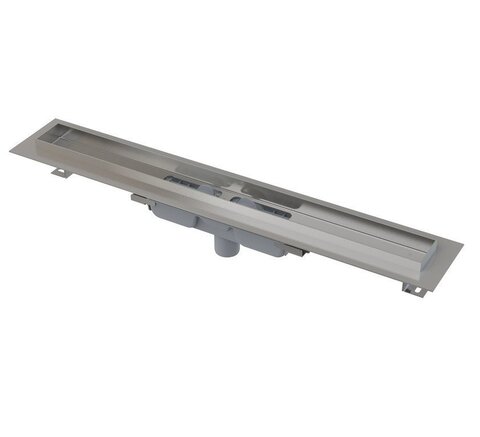 Alcaplast APZ1006S-650 Водоотводящий желоб с порогами для цельной решетки, вертикальный сток