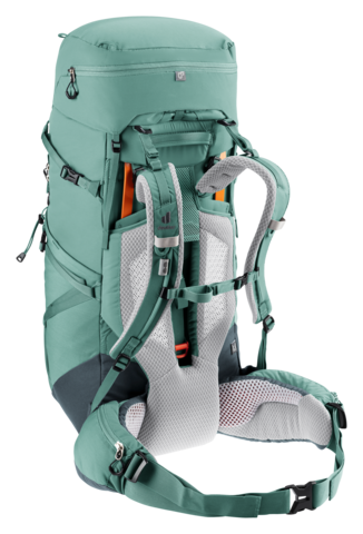 Картинка рюкзак туристический Deuter Aircontact Core 45+10 SL Jade-Graphite - 10
