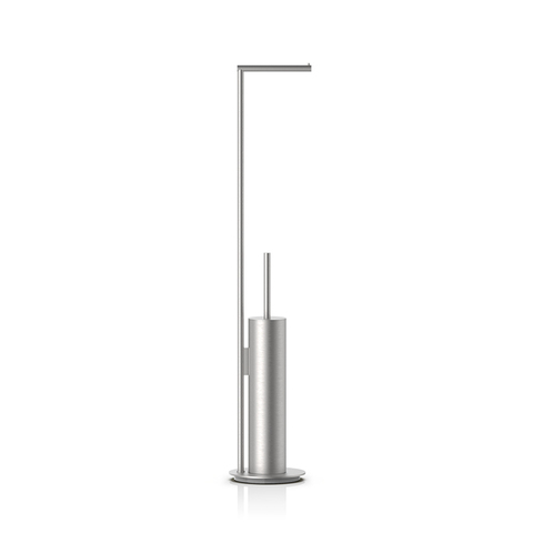 Decor Walther 0522376 Decor Walther Mikado SBK Напольная стойка с ершиком и бумагодержателем, цвет: сталь матовая