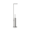 Decor Walther 0522376 Decor Walther Mikado SBK Напольная стойка с ершиком и бумагодержателем, цвет: сталь матовая