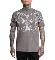 Футболка  Affliction JUMP GREY