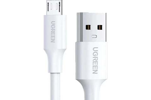 Кабель  UGREEN US289 (60140) USB 2.0 A to Micro USB Cable Nickel Plating, 0,5м Цвет: белый