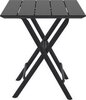Стол пластиковый складной Siesta Contract Helen Folding Table 60, черный, 600х600х740 мм, черный