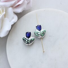 Подвеска керамическая Тюльпан 16*14 мм, Ф009