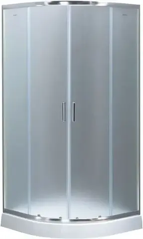 Aquanet SE-900Q  SE-900Q Душ. Ограждение полукруг 90x90x185, стекло 4 мм, узор (209404)
