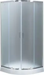Aquanet SE-900Q  SE-900Q Душ. Ограждение полукруг 90x90x185, стекло 4 мм, узор (209404) фото