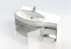 Aquanet 212990 Тумба с раковиной Aquanet Опера 115 L белый (2 дверцы 2 ящика) (212990)