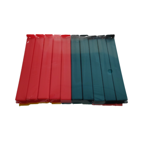 Набор зажимов для пакетов Flena (в наборе - 30 шт), размер: 20шт*6 см. / 10шт*11 см., материал: полипропилен