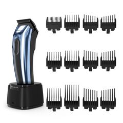 Машинка для стрижки Rowenta TN1551E0 Barber Experience серебристый/черный