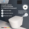RGW 63420270-04 Унитаз умный подвесной RGW SW-70-B  белый  (с инсталляцией и кнопкой смыва) 2 уп)