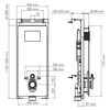 WasserKRAFT Salm 27TLT.010.ME.BL.RG04 Система инсталляции для унитазов