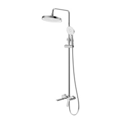 BelBagno ALBANO-VSCM-CRM ALBANO Душевая стойка со смесителем и изливом, хром ALBANO-VSCM-CRM фото