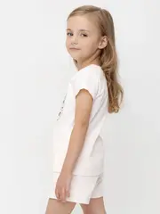 фуфайка  для девочки  КР 302715/розовый к553