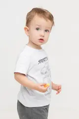 фуфайка  для мальчика  КР 302628/св.серый меланж к516