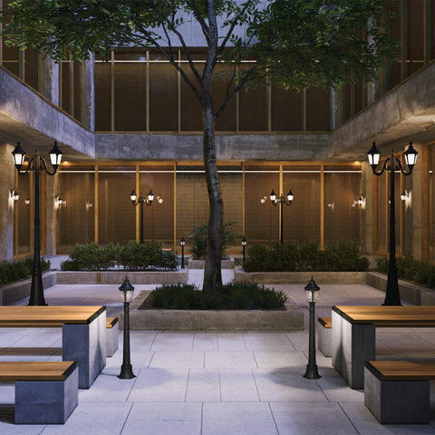 Ландшафтный светильник Maytoni Goiri O028FL-01BZ