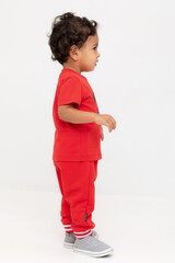 брюки  для мальчика  КР 400809/красный к548