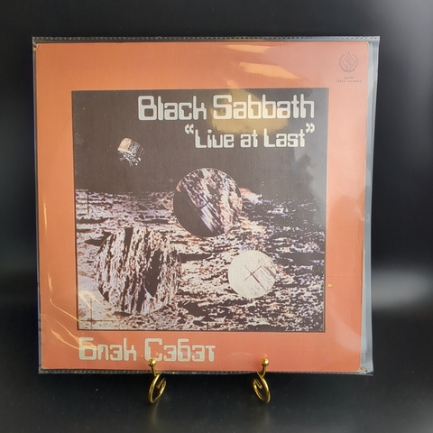 LP Black Sabbath - Liue at last. Виниловая пластинка 12 дюймов. SNC Records.
