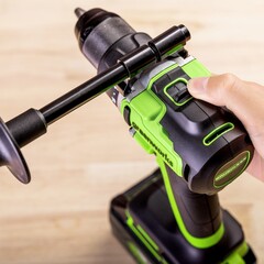 Дрель-шуруповерт Greenworks GD24DD90 24V (90Нм) аккумуляторная, без АКБ и ЗУ