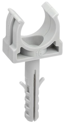 ELASTA Держатель с защелкой и дюбелем CT16 (без винта) IEK