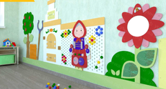 Декоративно-развивающая панель «В гостях у бабушки»