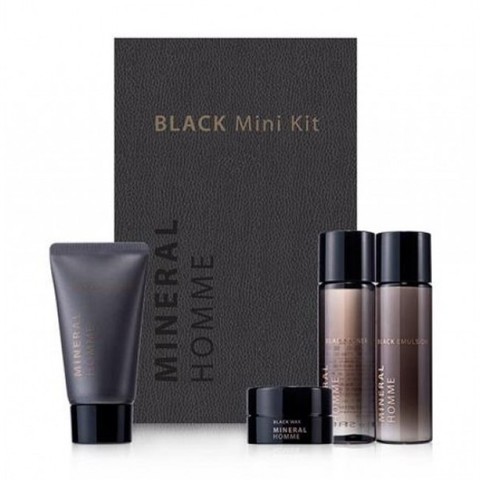 The Saem Mineral Homme Black Mini Kit набор миниатюр мужской увлажняющий