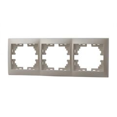 MIRA 701 3000 148 Рамка 3гор жемч/бел вст.с/у