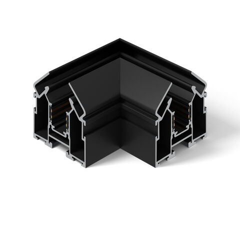 Slim Magnetic Коннектор угловой внутренний для шинопровода в натяжной потолок (черный)  (2 шт.) 85124/00