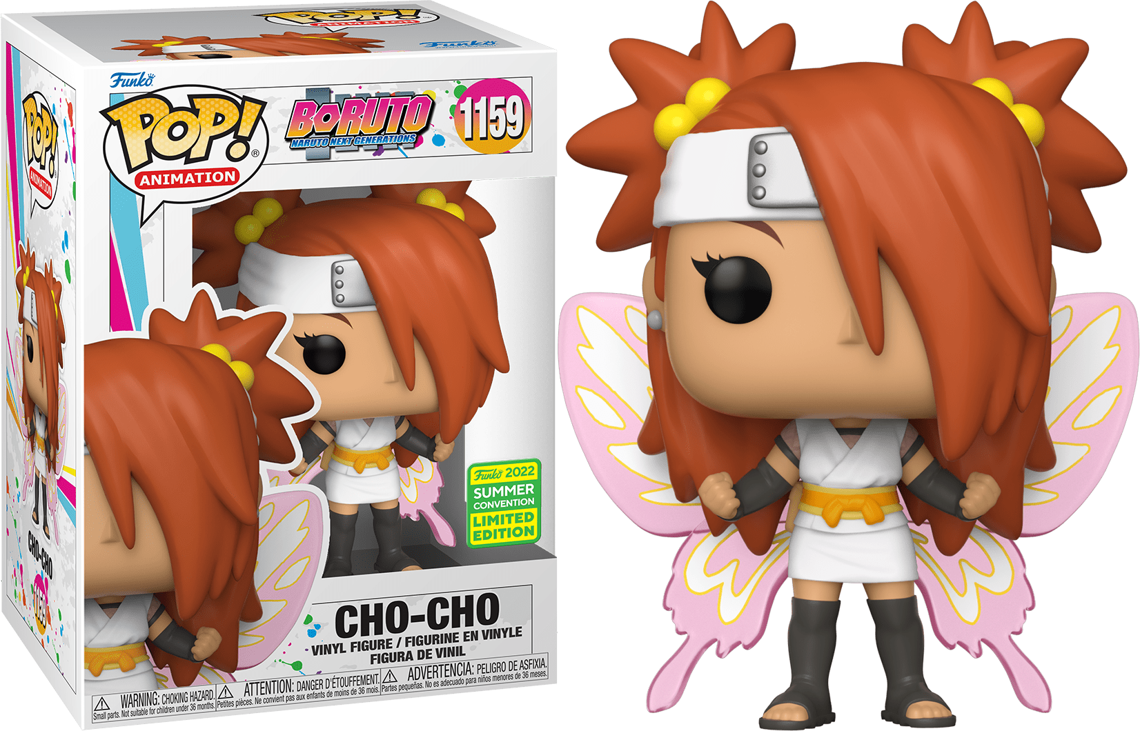 Funko Pop! Cho-Cho Butterfly - Boruto: Naruto Next Generations Collectible Vinyl Figure