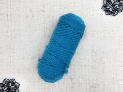 Шнур хлопковый без сердечника, d 3 мм, бирюза