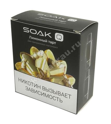 Картриджи SOAK Q 1500 затяжек - Лимонный тарт (Lemon Tart)