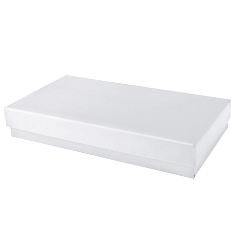 Коробка одиночная Прямоугольник, Белый, 23*12*4 см, 1 шт.