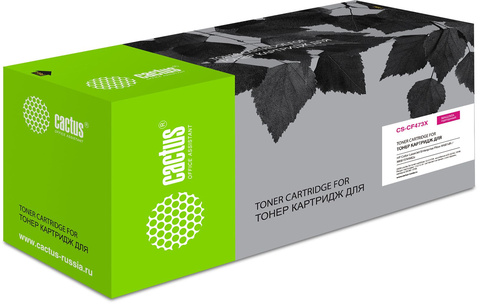 Картридж лазерный Cactus CS-CF473X пурпурный (23000стр.) для HP Color LJ Enterprise Flow M681dh, M681f, M682z