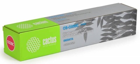Картридж лазерный Cactus 44469716 CS-O330C 44469716 голубой (3000стр.) для Oki C330/C530