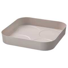 Подставка для банок со специями IKEA HALVTOM (ХАЛВТОМ), Серо-бежевый, 17х17 см