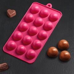 Форма для льда и шоколада 15 ячеек 22х10,5х1,7 см (2,2х2,8 см) 