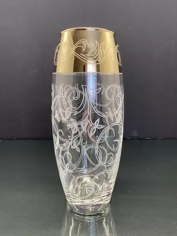 Ваза для цветов стеклянная (Абстракция)