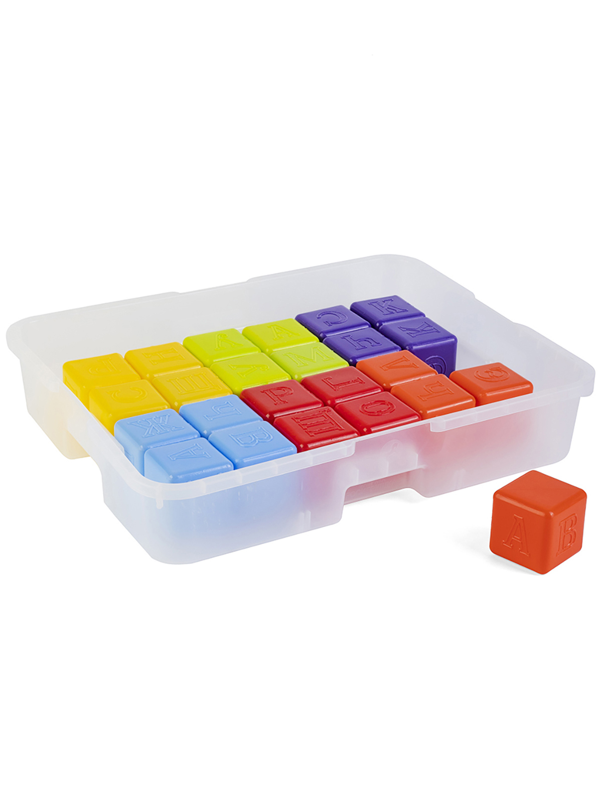 Комплект кубиков с буквами 24 шт / в системе хранения Игротека