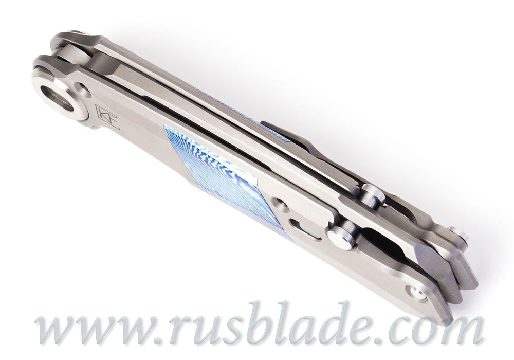 CKF/Snecx TERRA knife collab (Timascus Azure) - фотография 
