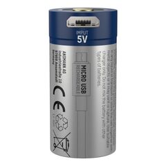 Аккумулятор ANSMANN 16340 / RCR123 LI-ION 3.6V, 850mAh + micro USB port