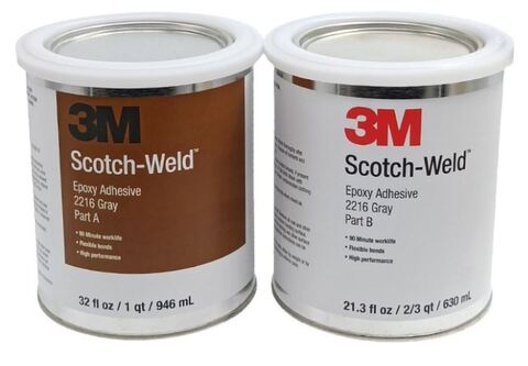 3M Scotch Weld 2216 - двухкомпонентный эпоксидный клей - 1575 мл