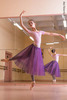Colour rehearsal tulle skirt | violet