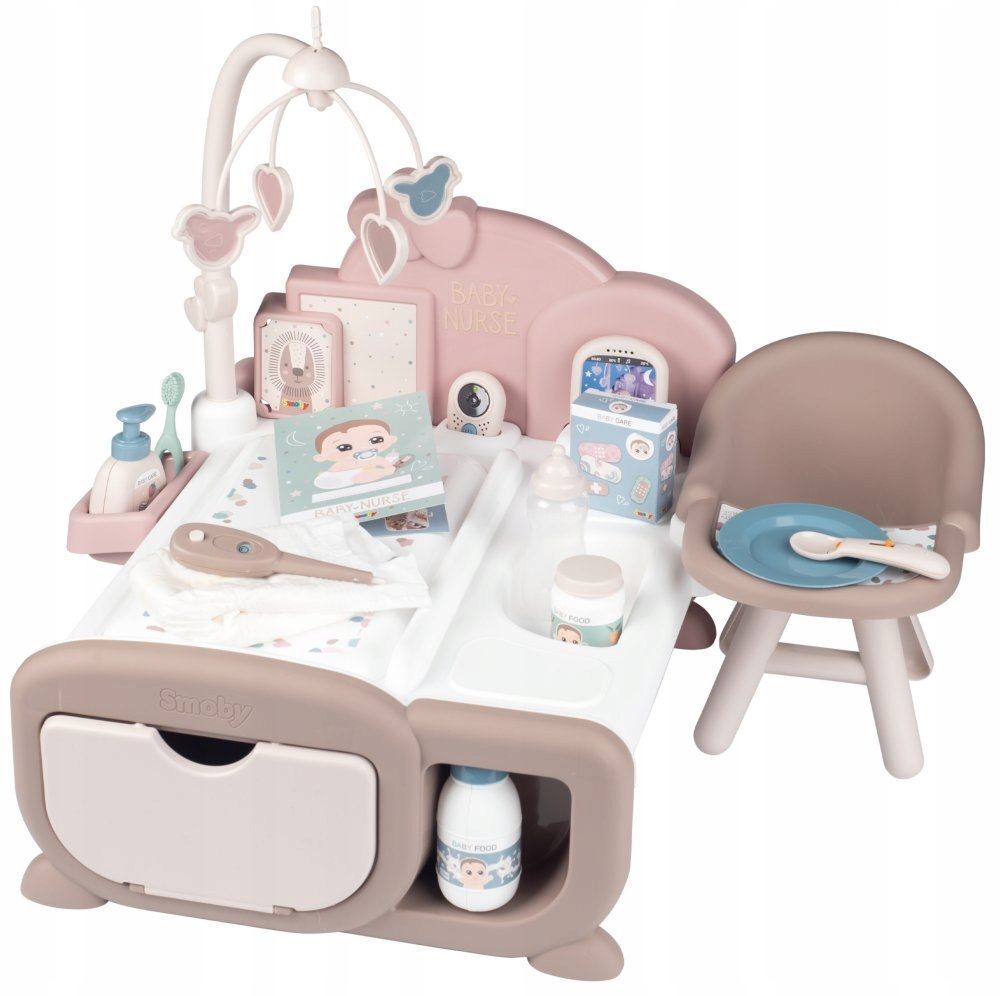 Игровой набор Smoby Baby Nurse - Электронный уголок для детской + 19  аксессуаров 220379 купить в Москве | Доставка по России.