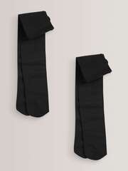 Колготки школьные для девочки Next 147-599, 2 шт., Черный, 80 ден