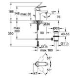 Смеситель Grohe Eurosmart Cosmopolitan 32825000 для раковины