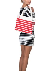 Образ в морском стиле - Магазин тельняшек.ру 8-800-700-93-18Платье с длинным рукавом в морском стиле (черная полоса) в Магазине тельняшек